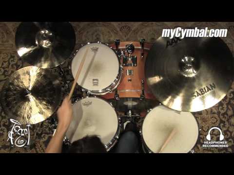 Sabian 21" AAX Stage Ride Cymbal - Brilliant - 2879g (22112XB-1042816UU)