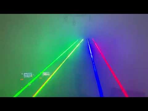U’King rgby 4 lens laser demo