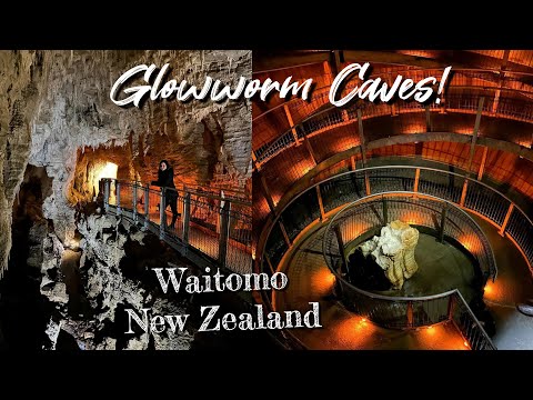 CAVERNAS INCRÍVEIS DE GLOWWORM! - Waitomo Nova Zelândia