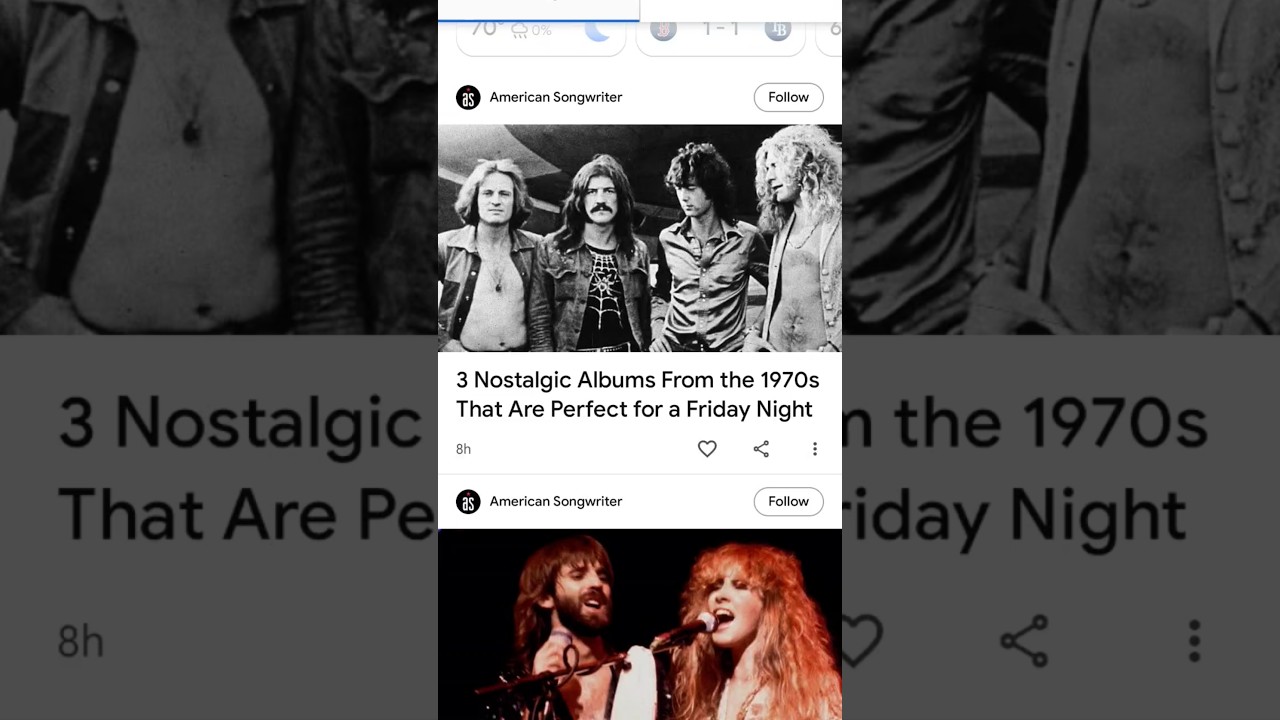 3 Nostalgic Albums from the 70s the are Perfect for Friday Night