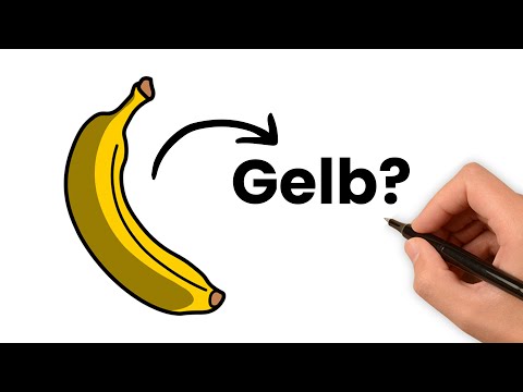 Ist eine BANANE wirklich GELB? Der Unterschied zwischen Wirklichkeit und Wahrheit.