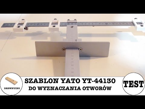 Шаблон для разметки отверстий YATO 250 мм, метрические и дюймовые шкалы, чехол Шаблон для разметки отверстий YATO 250 мм, метрические и дюймовые шкалы, чехол