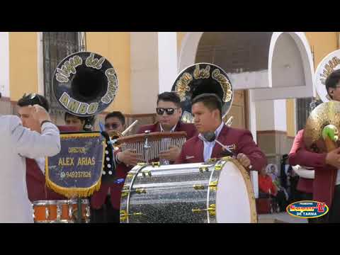 BANDA  VIRGEN DEL CARMEN AMBO HUANUCO - PRESENTACIÓN EN PALCAMAYO - CHAVO DEL OCHO,CHAPULIN COLORADO