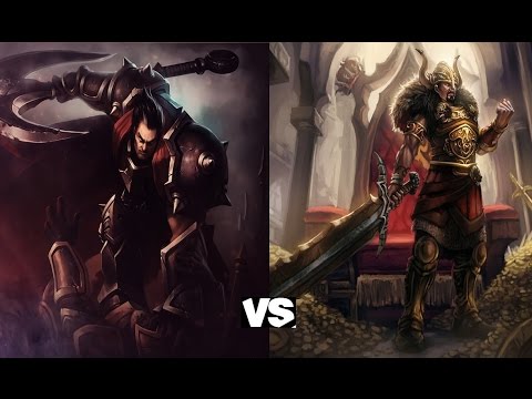 Mudjaco Darius vs Tryndamere Top 10 BEST FIRST BLOOD!