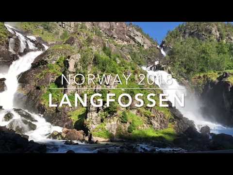 Nordkap 2018  - Der Låtefossen