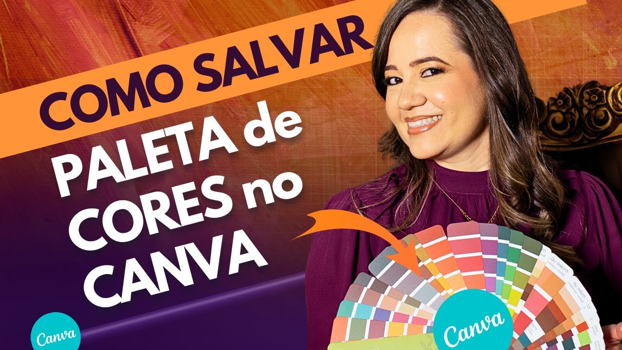 Como SALVAR a PALETA de CORES no CANVA