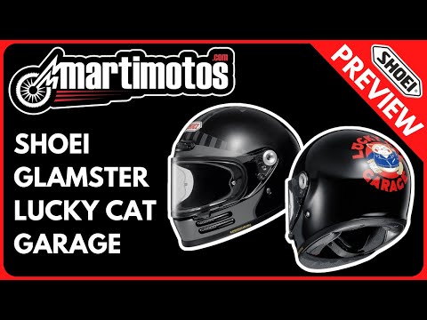 Vintage helmet Shoei Glamster Lucky Cat Garage -35%