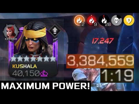 THE MAXIMUM POWER OF 7 STAR KUSHALA: 3 Million Damage In 79 Seconds! | Mcoc