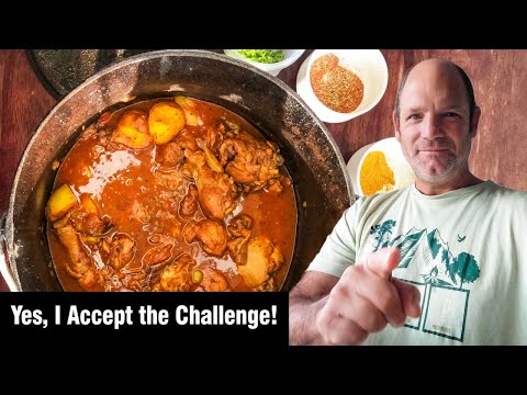 I Accept Your Challenge - A South African Pollo Guisado Potjie With Roosterkoek