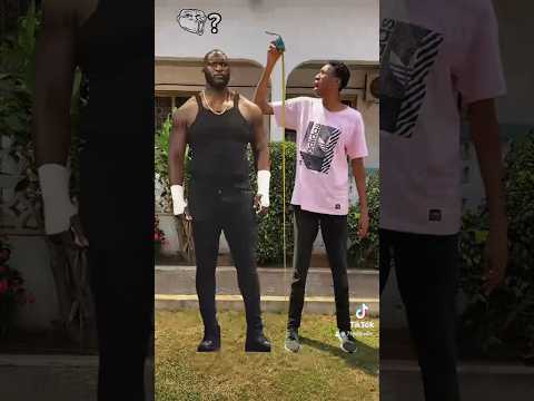 How is bro taller than me?? 😭🦒 #wwe #omos #heightdifference #tallpeople #7feetjude_