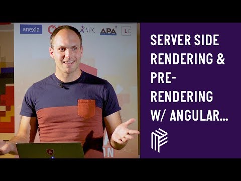 Angular Vienna, Server Side Rendering and Pre Rendering with Angular Universal, July 2019