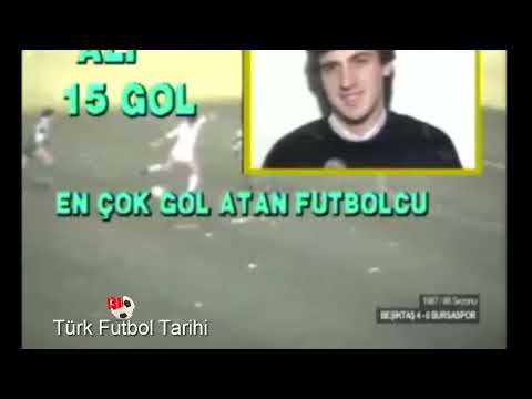 1987 1988 Beşiktaş Bursaspor ALİ GÜLTİKEN ÖNDERLİĞİNDE 14.Hafta Maçı