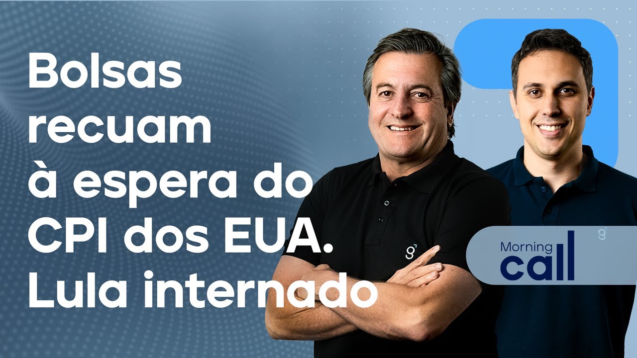 🔴 10/12/24 Bolsas recuam à espera do CPI dos EUA | Lula internado | Morning Call