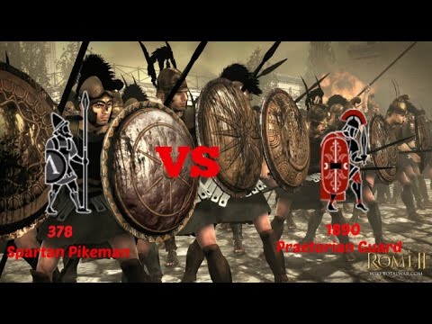 300+ Pikeman Vs. 1000+ Praetorian Guard | Total War Rome 2 | Epic Battles #1