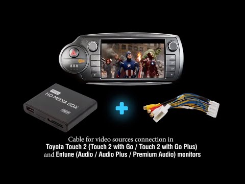 How to Connect Video in Toyota Touch 2, Entune with a Wire Harness