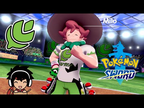 Pokemon Sword: Grass Gym Leader - Milo | Gym Battle