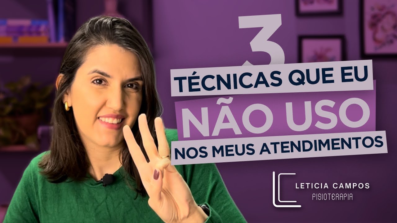 Técnicas que eu não uso nos meus atendimentos