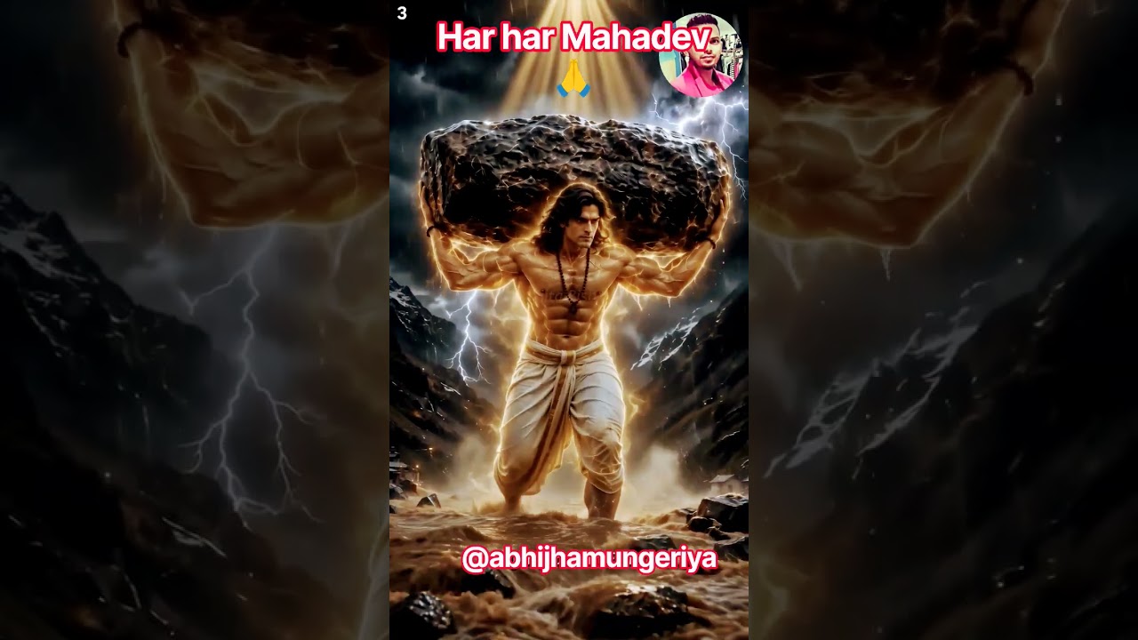 🔱 जब महादेव की शक्ति के सामने सब कुछ फीका पड़ जाए 🙏 हर हर महादेव 🚩 #shorts #youtubeshorts #mahadev