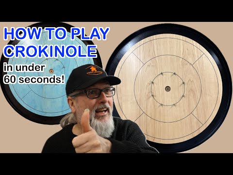 How to Play Crokinole in under 60 seconds | This is an amazing game that everyone will want to play!