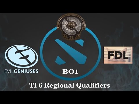EG vs FDL, TI 6 Regional Qualifiers, Evil Geniuses vs FDL