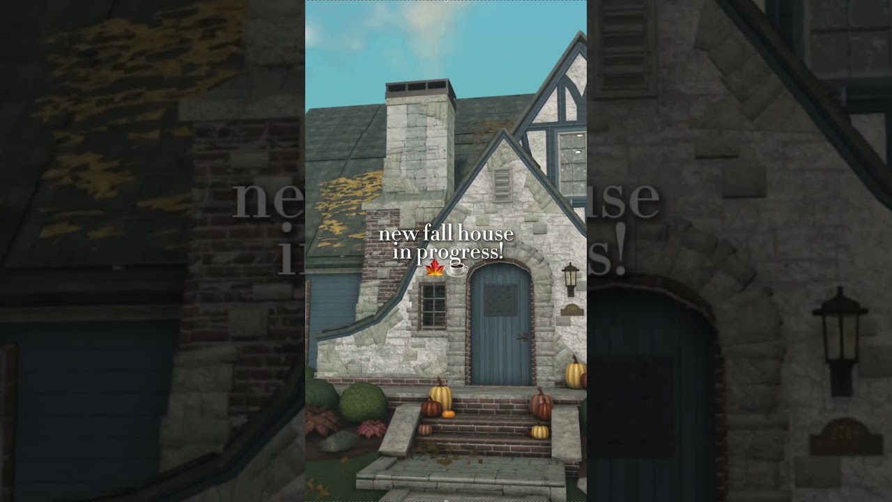 NEW 2025 bloxburg autumn house (commentary video on my page!)