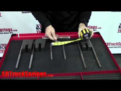 How to Measure a U-bolt - SD Truck Springs Tutorial and Review - Ubolts Step-By-Step Guide