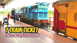 1 Train Ticket 2 Journey Possible ? | Breaking Journey Indian Railway | Bengaluru - Bhopal - Delhi