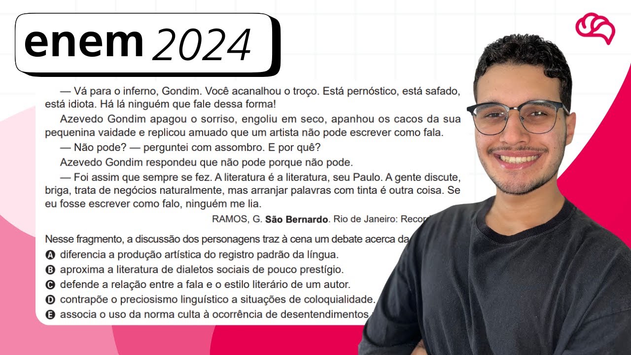 Resolução em Vídeo — Questão 24 ENEM 2024