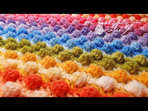 How to Crochet the Bobble Stitch | Stunning Textured Stitch!