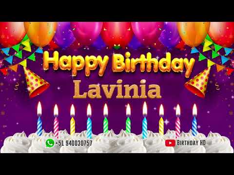 Lavinia Happy birthday To You - Happy Birthday song name Lavinia 🎁
