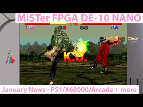 MiSTer FPGA January News! PS1 Core Update! Sharp X68000! PS1!Arcade! Neo Geo Pocket and More Fun!