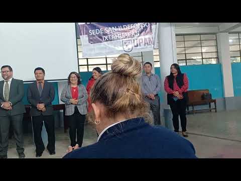 Presentación de Docentes en la Universidad Panamericana sede San Ildefonso Ixtahuacan Huehuetenango