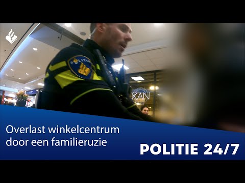 Overlast winkelcentrum door familieruzie | POLITIE 24/7