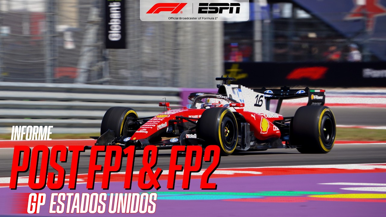 LECLERC FUE EL MÁS RAPIDO EN LAS PRÁCTICAS | COLAPINTO TERMINÓ 15° EN AUSTIN | INFORME