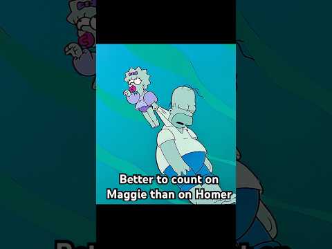 Better to count on Maggie than on Homer#cartoon #funny #shorts #shortvideo #series #fouryou