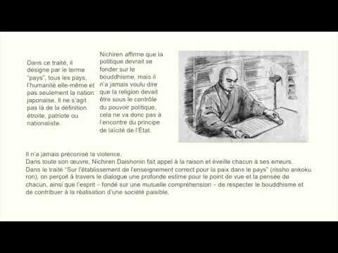 La vie de Nichiren Daishonin épisode 3 traité sur la pacification du pays 1ere persécution