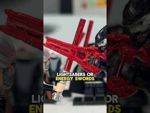 STAR WARS LIGHTSABERS OR HALO ENERGY SWORDS? #legostarwars #halomegaconstrux #shortsfeed #shorts