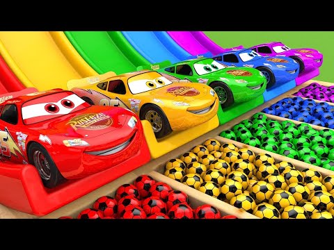 (Video Educativo) Aprende los colores con los juguetes para coches