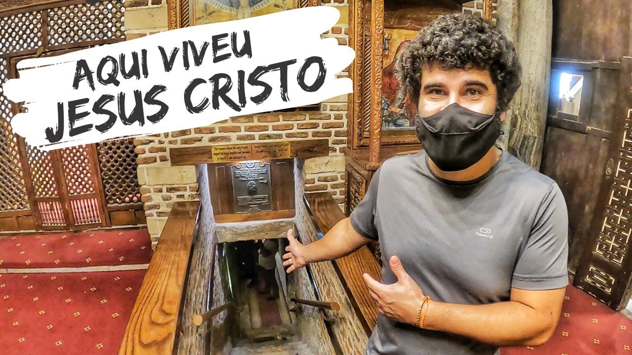 VISITAMOS A GRUTA ONDE JESUS MOROU - Egito