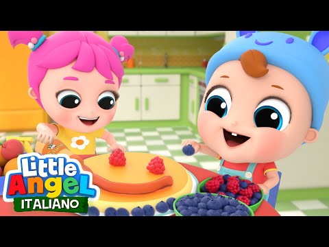 Gnam Gnam, Ora di Colazione 🧁🥞 Cartoni Animati con Gianni Piccino - Little Angel Italiano
