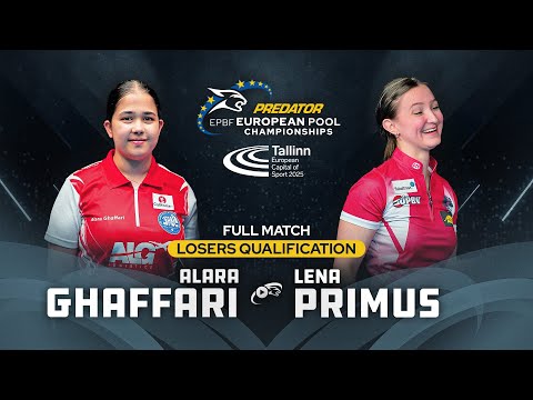 GHAFFARI vs PRIMUS ▸ 8-BALL ▸ 2025 PREDATOR EUROPEAN Pool Championships