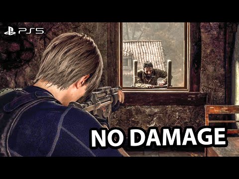Resident Evil 4 Remake PS5 - Brutal & Aggressive Gameplay | Knife Kills ( Professional No Damage )