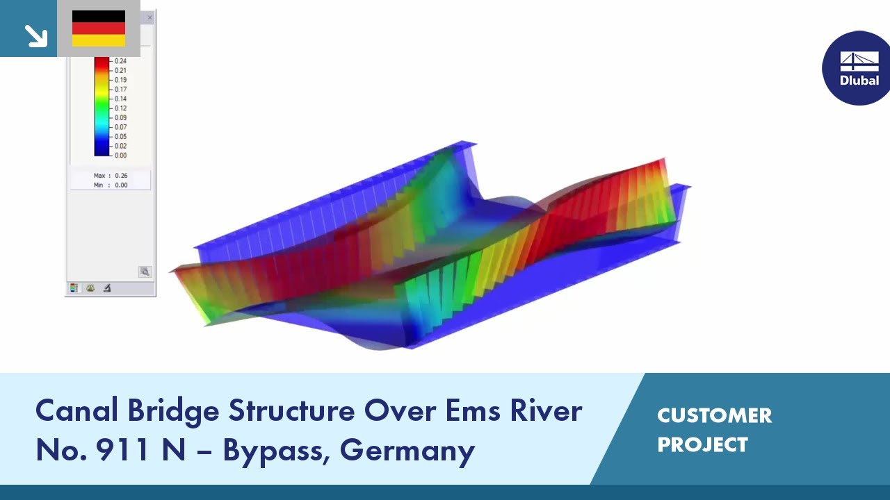 CP 001203 | Canal Bridge Structure Over Ems River No. 911 N – Bypass, Germany