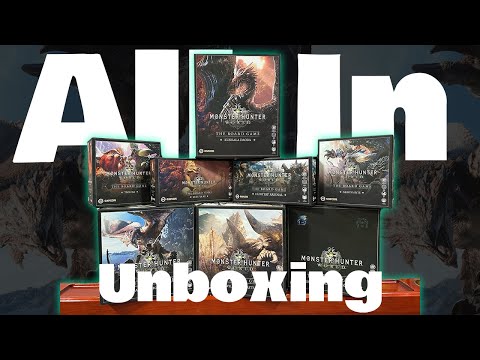 Monster Hunter World All In Unboxing + Overview