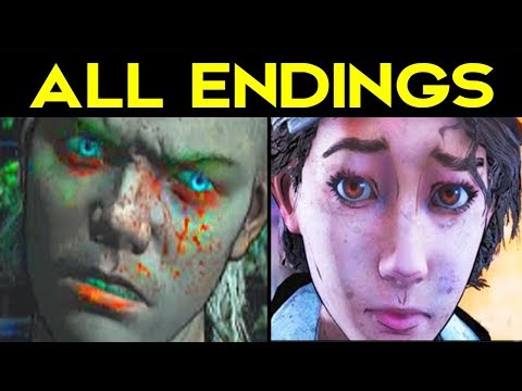 The Walking Dead Season 4 Episode 2 ALL ENDINGS (Bad Ending 1 + Good Ending 2) + SECRET ENDING
