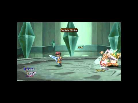 Tales of Eternia (PSP) - Optional Boss Battle #4 - Valkyrie (Hard Mode/No Items)