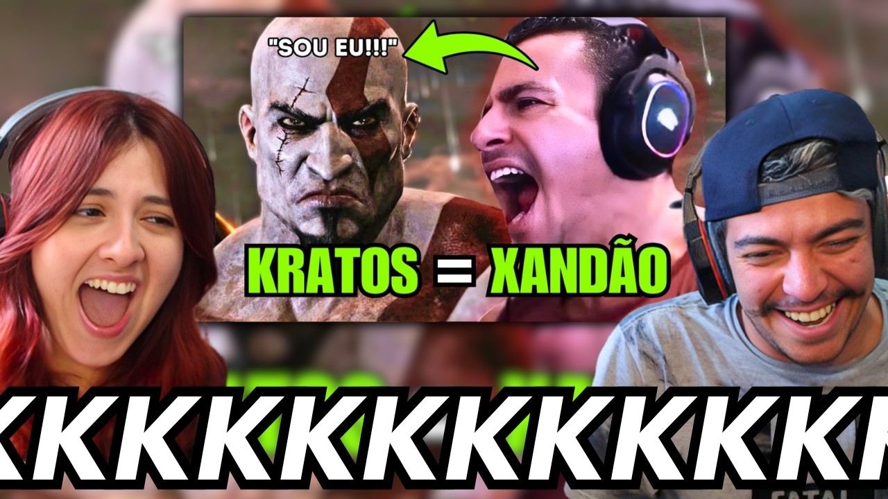 SUPER XANDÃO JOGANDO GOD OF WAR 3 E 2 | REACT