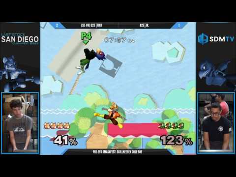 Pre-EVO Smashfest - B2S | Tino (Fox) vs. B2S | Jr. (Falco) - SSBM SkillKeeper Duel - Smash Melee