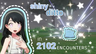 ♡ SHINY DITTO - in 2102 encounters! (pokemon sword) ♡