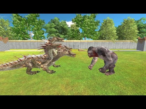 Fantasy Team vs Mutant Primates. Animal Revolt Battle Simulator ARBS